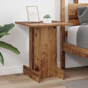 vidaXL End Table Παλιό ξύλο 44,5x45x55cm Επεξεργασμένο Ξύλο