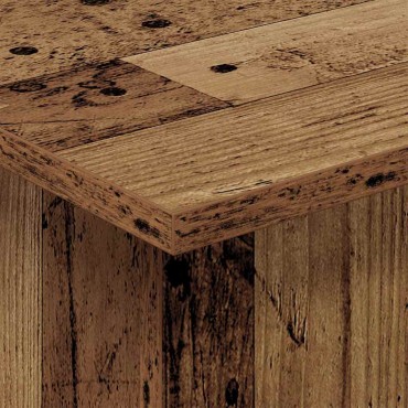 vidaXL End Table Παλιό ξύλο 44,5x45x55cm Επεξεργασμένο Ξύλο