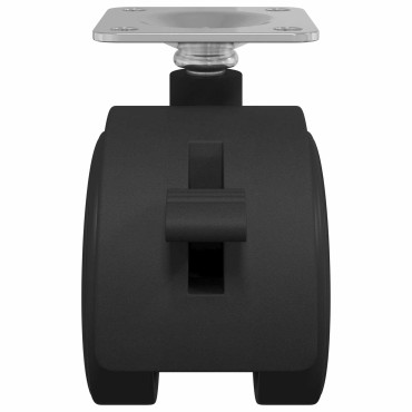 vidaXL Τροχός 2 pcs Μαύρο 39,5 x 39,5 x 37,8 χιλ