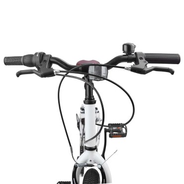 vidaXL Ορεινό Ποδήλατο 24 ίντσες 6-Speed για 8-12 ετών Λευκό