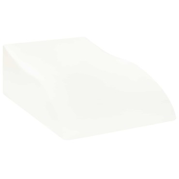 vidaXL Μαξιλάρι Ποδιών Λευκό 68 x 41 x 24 εκ PU Αφρός