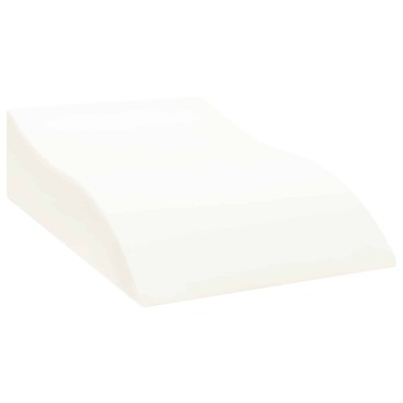 vidaXL Μαξιλάρι Ποδιών Λευκό 68 x 40 x 18 εκ. PU Αφρός