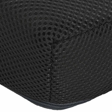 vidaXL Μαξιλάρια Καθίσματος Μαύρο 39 x 38 x 8,5 εκ PU Αφρός