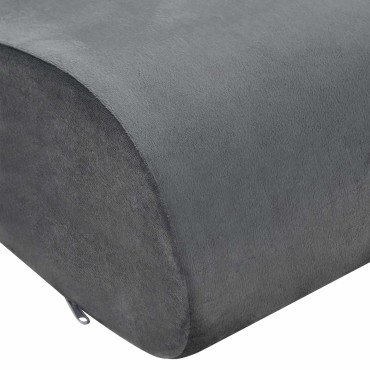 vidaXL Μαξιλάρια Καθίσματος Μονόχρωμο Γκρι 40 x 40 x 13 cm PU Αφρός