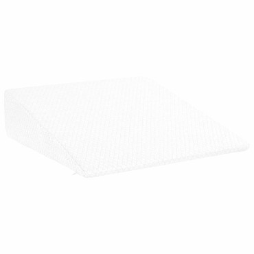 vidaXL Μαξιλάρι Γωνίας Μονόχρωμο Λευκό 69 x 64 x 19 εκ. Αφρός Μνήμης