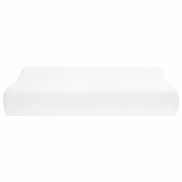 vidaXL Μαξιλάρι Ύπνου Μονόχρωμο Λευκό 60 x 37 x 12,5 εκ Αφρός Μνήμης
