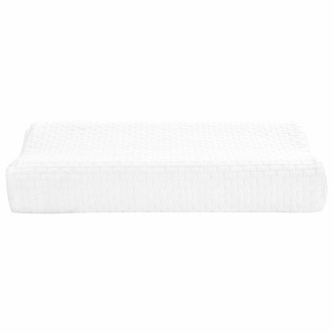 vidaXL Μαξιλάρι Ύπνου Μονόχρωμο Λευκό 50 x 30 x 10,5 εκ Αφρός Μνήμης