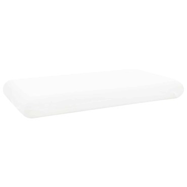 vidaXL Μαξιλάρι Ύπνου Μονόχρωμο Λευκό 70 x 36 x 13,5 εκ Αφρός Μνήμης