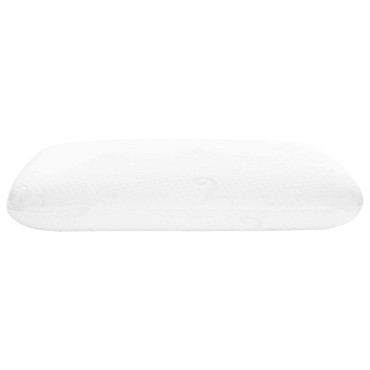 vidaXL Μαξιλάρι Ύπνου Μονόχρωμο Λευκό 50 x 30 x 10,5 εκ Αφρός Μνήμης