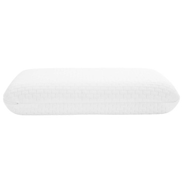 vidaXL Μαξιλάρι Ύπνου Μονόχρωμο Λευκό 50 x 30 x 10 εκ. Αφρός Μνήμης