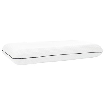 vidaXL Μαξιλάρι Ύπνου Μονόχρωμο Λευκό 70 x 35 x 10 εκ Τζελ Αφρός