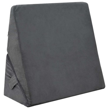 vidaXL Μαξιλάρι Γωνίας Γκρι 55 x 55 x 26 εκ. Αφρός Μνήμης