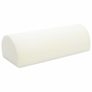 vidaXL Μαξιλάρι Στήριξης Ποδιών Μαύρο 42 x 18 x 13 εκ PU Αφρός