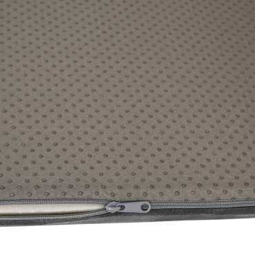 vidaXL Μονόχρωμο Γκρι 44 x 29 x 17 εκ. PU Αφρός