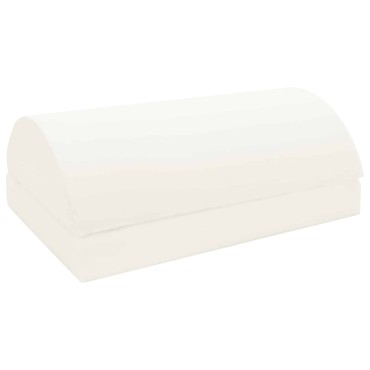 vidaXL Μονόχρωμο Μαύρο 44 x 29 x 17 εκ. PU Αφρός