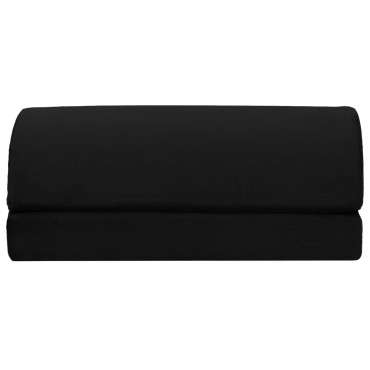 vidaXL Μονόχρωμο Μαύρο 44 x 29 x 17 εκ. PU Αφρός
