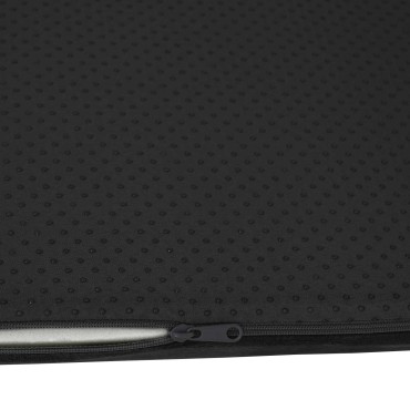 vidaXL Μονόχρωμο Μαύρο 44 x 29 x 17 εκ. PU Αφρός