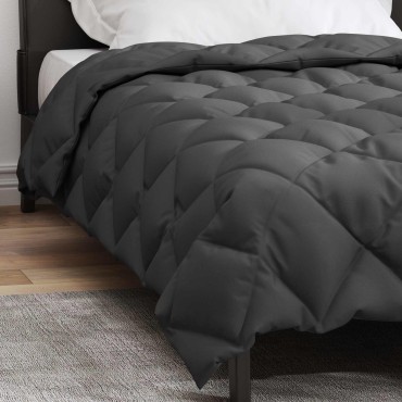 vidaXL Χειμερινό Παπλωματοθήκη 155 x 220 cm 450 gsm Ανθρακί