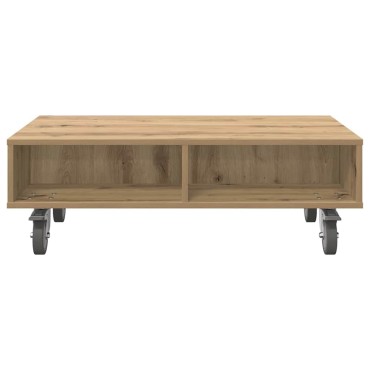 vidaXL Κομοδίνο με τροχούς Artisan Oak 90x50x30cm 1 τεμ.