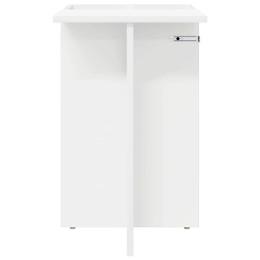 vidaXL End Table Λευκό 35x40x55cm Επεξεργασμένο Ξύλο
