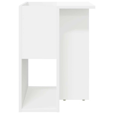 vidaXL End Table Λευκό 35x40x55cm Επεξεργασμένο Ξύλο