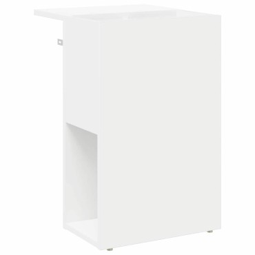 vidaXL End Table Λευκό 35x40x55cm Επεξεργασμένο Ξύλο