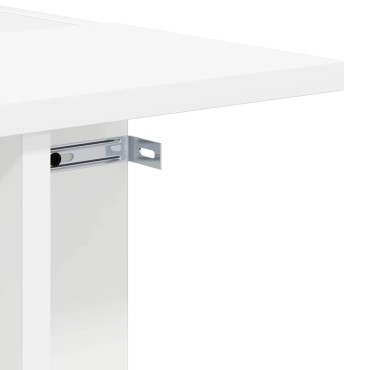 vidaXL End Table Λευκό 35x40x55cm Επεξεργασμένο Ξύλο