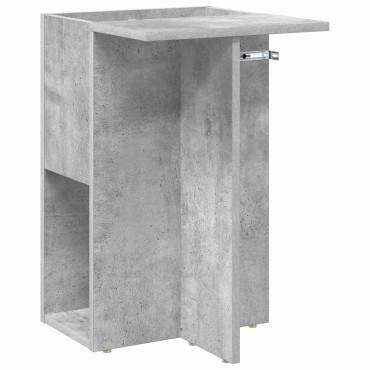 vidaXL End Table Σκυρόδεμα Γκρι 35x40x55cm Επεξεργασμένο Ξύλο