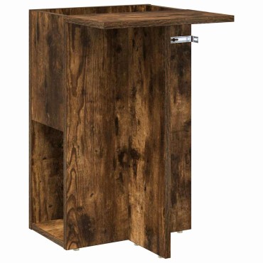 vidaXL End Table Καπνιστό Δρύς 35x40x55cm Επεξεργασμένο Ξύλο