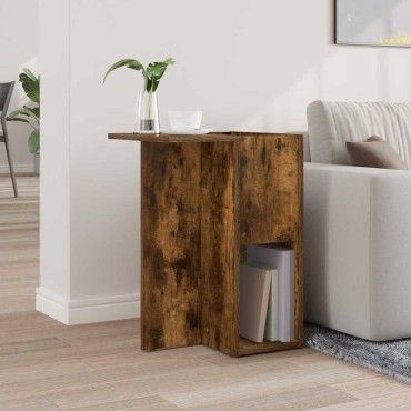 vidaXL End Table Καπνιστό Δρύς 35x40x55cm Επεξεργασμένο Ξύλο