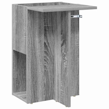 vidaXL End Table Γκρίζο Σονομα 35x40x55cm Επεξεργασμένο Ξύλο
