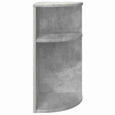 vidaXL End Table 29,5x29,5x60cm Επεξεργασμένο Ξύλο Σκυρόδεμα Γκρι