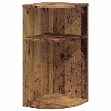 vidaXL End Table Παλιό ξύλο 29,6x29,6x60cm Επεξεργασμένο Ξύλο