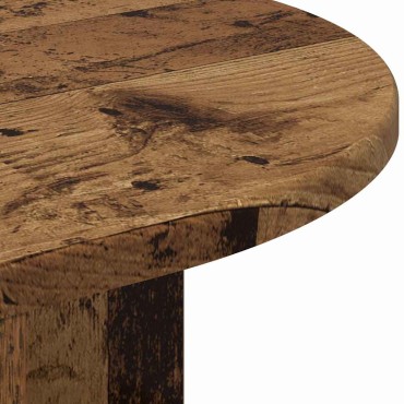 vidaXL End Table Παλιό ξύλο 29,6x29,6x60cm Επεξεργασμένο Ξύλο