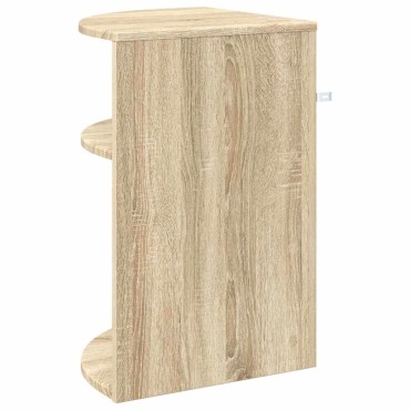 vidaXL End Table Δρύς Sonoma 39,7x39,7x60cm Επεξεργασμένο Ξύλο