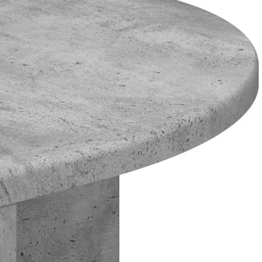 vidaXL End Table 39,5x39,5x60cm Επεξεργασμένο Ξύλο Σκυρόδεμα Γκρι