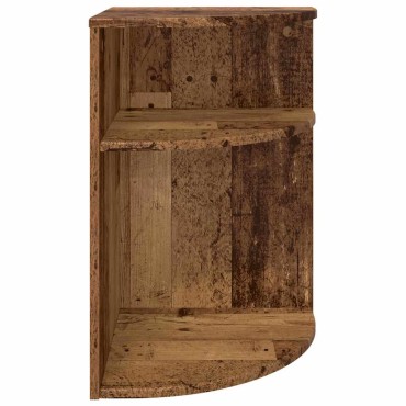 vidaXL End Table 39,5x39,5x60cm Επεξεργασμένο Ξύλο Παλιό ξύλο