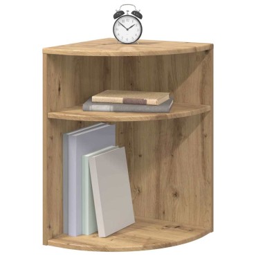 vidaXL End Table 39,5x39,5x60cm Επεξεργασμένο Ξύλο Artisan Oak