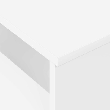 vidaXL Τραπέζι κονσόλας Λευκό 91,5x35x38,5cm Επεξεργασμένο Ξύλο