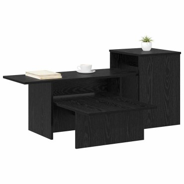vidaXL Τραπέζι κονσόλας Μαύρη Οξυά 91,5x35x38,5 εκ