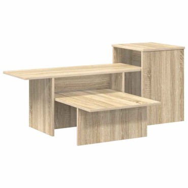 vidaXL Τραπέζι κονσόλας Δρύς Sonoma 91,5x35x38,5 εκ