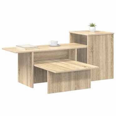 vidaXL Τραπέζι κονσόλας Δρύς Sonoma 91,5x35x38,5 εκ