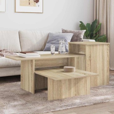 vidaXL Τραπέζι κονσόλας Δρύς Sonoma 91,5x35x38,5 εκ