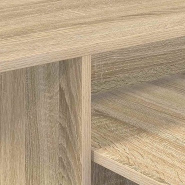 vidaXL Τραπέζι κονσόλας Δρύς Sonoma 91,5x35x38,5 εκ