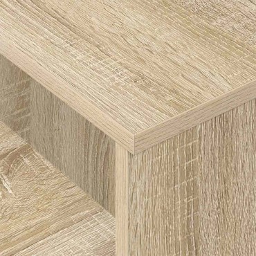 vidaXL Τραπέζι κονσόλας Δρύς Sonoma 91,5x35x38,5 εκ