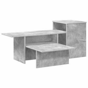 vidaXL Τραπέζι κονσόλας Σκυρόδεμα Γκρι 91,5x35x38,5 εκ