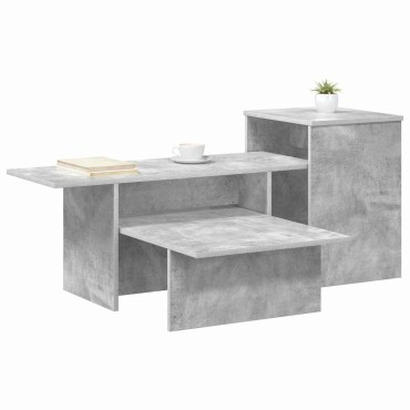 vidaXL Τραπέζι κονσόλας Σκυρόδεμα Γκρι 91,5x35x38,5 εκ