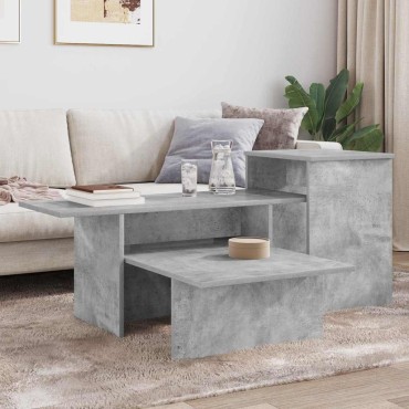 vidaXL Τραπέζι κονσόλας Σκυρόδεμα Γκρι 91,5x35x38,5 εκ