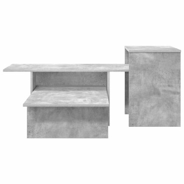 vidaXL Τραπέζι κονσόλας Σκυρόδεμα Γκρι 91,5x35x38,5 εκ