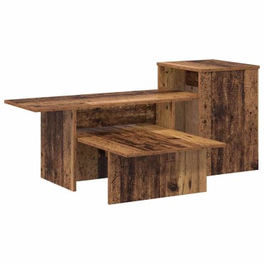 vidaXL Τραπέζι κονσόλας Παλιό ξύλο 91,5x35x38,5 εκ